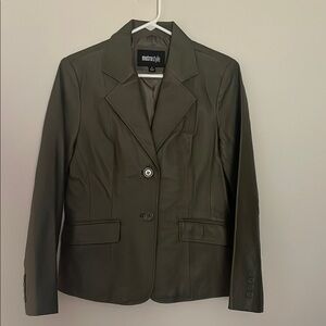 metrostyle Green Tailored Blazer Classic Jacket